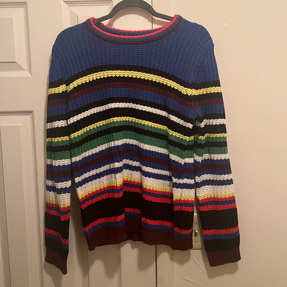 Rainbow Stripe Sweater size M